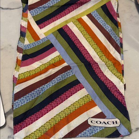 Coach Multicolor Striped Scarf - Picture 1 of 6